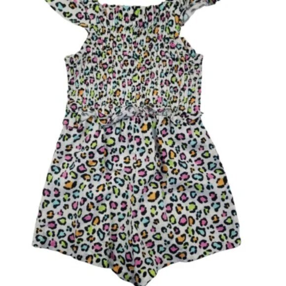 Vince Camuto Animal Print Romper Size 4 - Picture 4 of 7